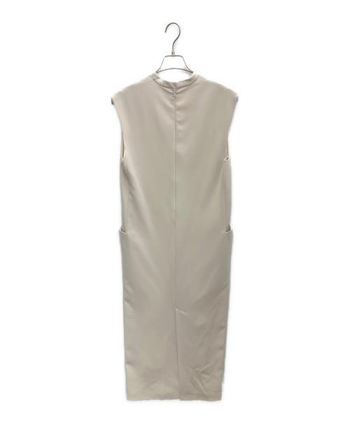 anuans（アニュアンス）anuans (アニュアンス) ストレートジャンスカ ベージュ サイズ:Mの古着・服飾アイテム