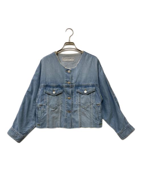 THIRD MAGAZINE（サードマガジン）THIRD MAGAZINE (サードマガジン) 12ozムラ糸デニムジャケット インディゴ サイズ:Mの古着・服飾アイテム