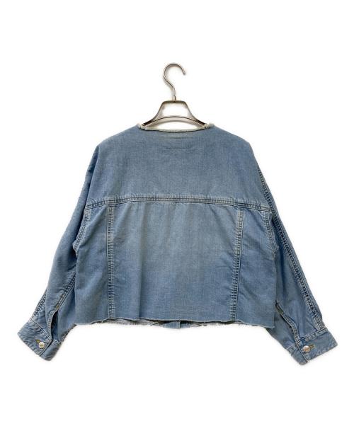 THIRD MAGAZINE（サードマガジン）THIRD MAGAZINE (サードマガジン) 12ozムラ糸デニムジャケット インディゴ サイズ:Mの古着・服飾アイテム