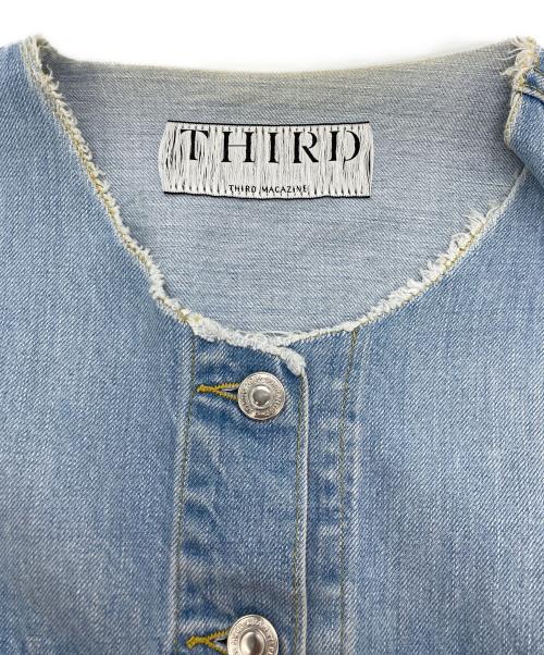 THIRD MAGAZINE（サードマガジン）THIRD MAGAZINE (サードマガジン) 12ozムラ糸デニムジャケット インディゴ サイズ:Mの古着・服飾アイテム