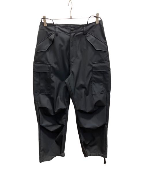 Wild Life Tailor（ワイルドライフテイラー）Wild Life Tailor (ワイルドライフテイラー) ドライウーステッドワイドカーゴパンツ ネイビー サイズ:Мの古着・服飾アイテム