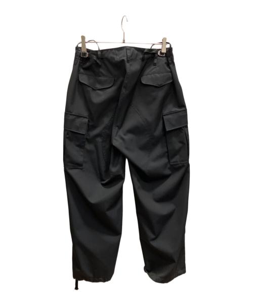 Wild Life Tailor（ワイルドライフテイラー）Wild Life Tailor (ワイルドライフテイラー) ドライウーステッドワイドカーゴパンツ ネイビー サイズ:Мの古着・服飾アイテム