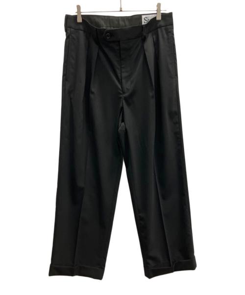 J.S HOMESTEAD（ジャーナルスタンダード ホームステッド）J.S HOMESTEAD (ジャーナルスタンダード ホームステッド) T/W 2TUCK SLACKS チャコールグレー サイズ:Ｌの古着・服飾アイテム