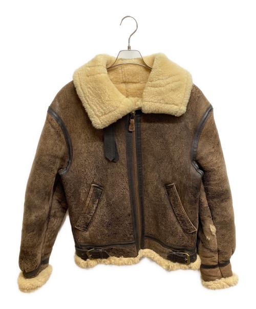 AVIREX（アヴィレックス）AVIREX (アヴィレックス) B-3ムートンジャケット ブラウン サイズ:34の古着・服飾アイテム