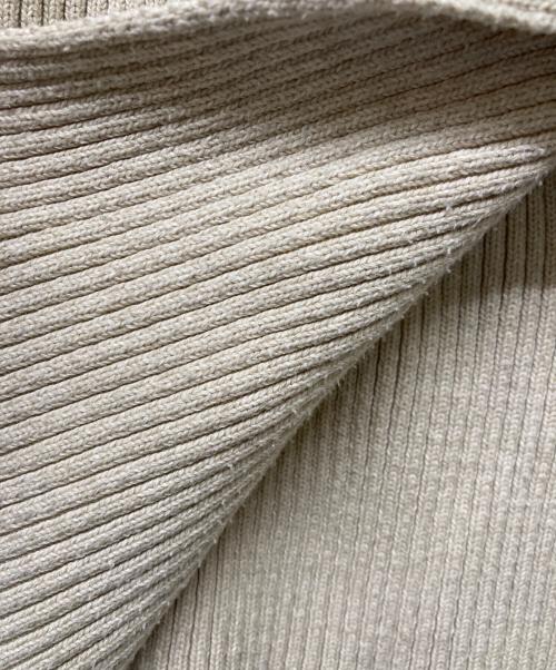 CLANE（クラネ）CLANE (クラネ) 22SS MIX COLOR STRING WIDE KNIT TOPS ベージュ サイズ:1の古着・服飾アイテム