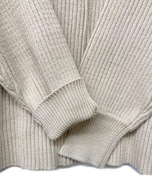 CLANE（クラネ）CLANE (クラネ) 22SS MIX COLOR STRING WIDE KNIT TOPS ベージュ サイズ:1の古着・服飾アイテム