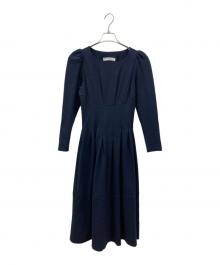 HER LIP TO（ハーリップトゥ）の古着「Marylebone Midi Dress」｜ネイビー