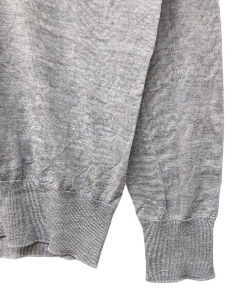 Max Mara WEEK END LINE（マックスマーラ ウイークエンドライン）Max Mara WEEK END LINE (マックスマーラ ウイークエンドライン) ウールVネックニット グレー サイズ:Mの古着・服飾アイテム