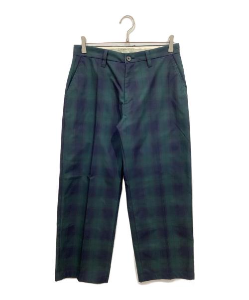 clubhaus（クラブハウス）clubhaus (クラブハウス) チェックパンツ グリーン サイズ:Sの古着・服飾アイテム