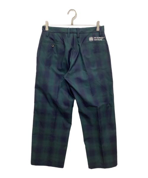 clubhaus（クラブハウス）clubhaus (クラブハウス) チェックパンツ グリーン サイズ:Sの古着・服飾アイテム