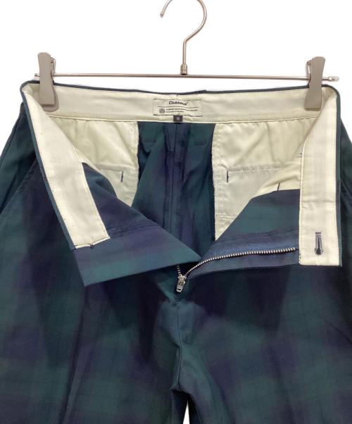 clubhaus（クラブハウス）clubhaus (クラブハウス) チェックパンツ グリーン サイズ:Sの古着・服飾アイテム