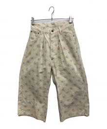 KAPITAL（キャピタル）の古着「フワラープリントデニムパンツ」｜ナチュラル