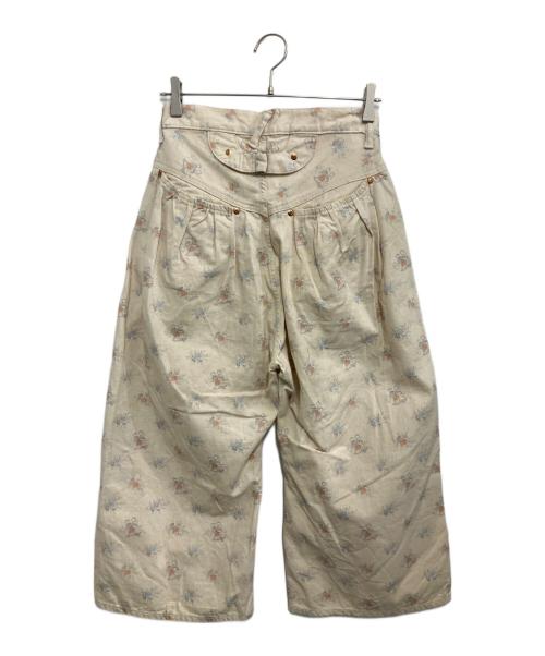 KAPITAL（キャピタル）KAPITAL (キャピタル) フワラープリントデニムパンツ ナチュラル サイズ:73.5cm (W29)の古着・服飾アイテム