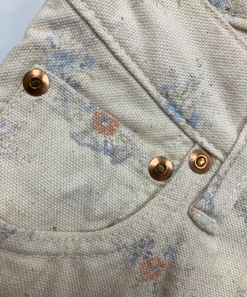 KAPITAL（キャピタル）KAPITAL (キャピタル) フワラープリントデニムパンツ ナチュラル サイズ:73.5cm (W29)の古着・服飾アイテム