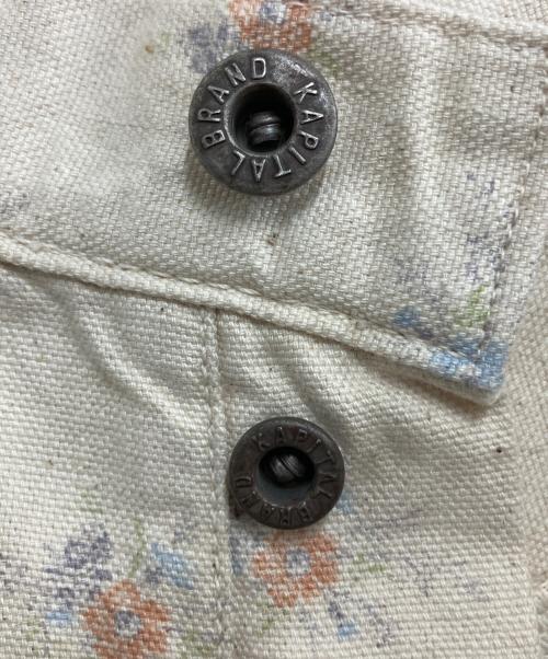 KAPITAL（キャピタル）KAPITAL (キャピタル) フワラープリントデニムパンツ ナチュラル サイズ:73.5cm (W29)の古着・服飾アイテム