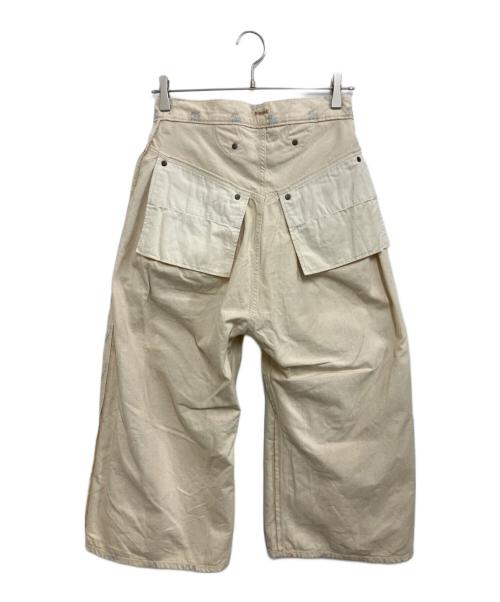 KAPITAL（キャピタル）KAPITAL (キャピタル) フワラープリントデニムパンツ ナチュラル サイズ:73.5cm (W29)の古着・服飾アイテム