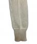 中古・古着 Maison Margiela (メゾンマルジェラ) クラッシュドサイドスリッドニット ホワイト サイズ:S：18000円