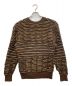 ISSEY MIYAKE (イッセイミヤケ) Vネック3Dニット ブラウン サイズ:M：16000円