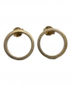 Maison Margielaメゾンマルジェラ）の古着「ナンバーリング サークルピアス」｜ゴールド