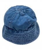 orSlowオアスロウ）の古着「デニムバケットハット」｜ブルー