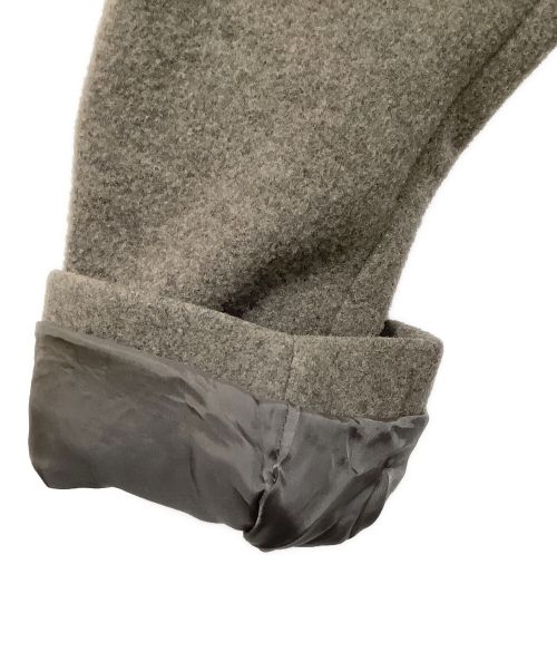 nest Robe（ネストローブ）nest Robe (ネストローブ) ウールカシミヤノーカラーダブルジャケット グレー サイズ:FREEの古着・服飾アイテム