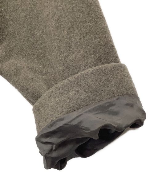 nest Robe（ネストローブ）nest Robe (ネストローブ) ウールカシミヤノーカラーダブルジャケット グレー サイズ:FREEの古着・服飾アイテム