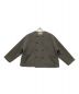 nest Robe（ネストローブ）の古着「ウールカシミヤノーカラーダブルジャケット」｜グレー