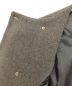 中古・古着 nest Robe (ネストローブ) ウールカシミヤノーカラーダブルジャケット グレー サイズ:FREE：9000円