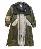 UN3D.アンスリード）の古着「MA-1 DOCKING CT」｜ブラック×グリーン