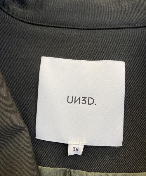 UN3D.（アンスリード）UN3D. (アンスリード) MA-1 DOCKING CT ブラック×グリーン サイズ:38の古着・服飾アイテム