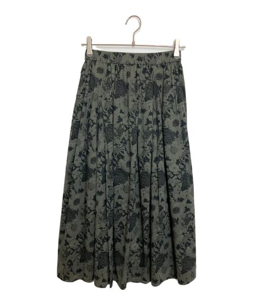 KAGURE（カグレ）KAGURE (カグレ) リバティプリントスカート ブラック サイズ:Freeの古着・服飾アイテム