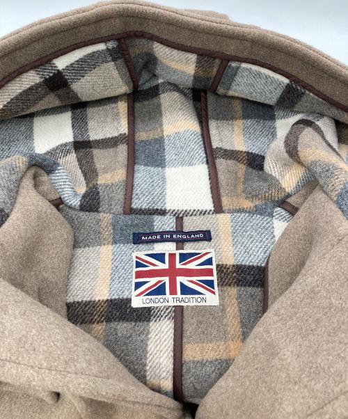 LONDON Tradition（ロンドントラディション）LONDON Tradition (ロンドントラディション) ロングダッフルコート ベージュ サイズ:42の古着・服飾アイテム