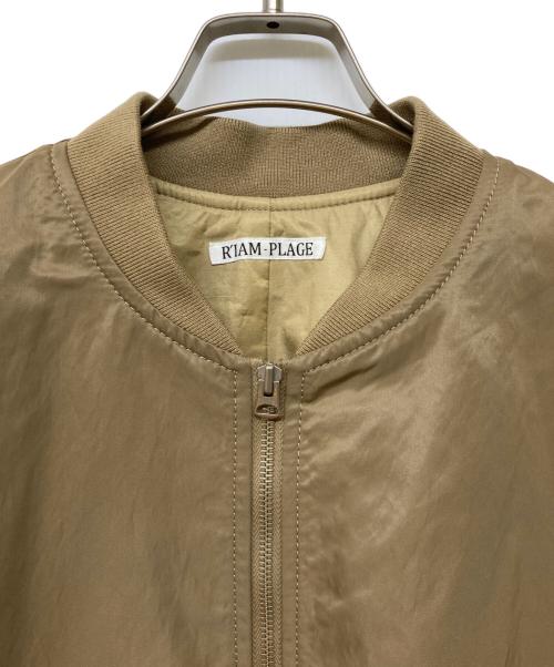 Plage（プラージュ）Plage (プラージュ) R’IAM】MA1 SHORTブルゾン ベージュ サイズ:Freeの古着・服飾アイテム
