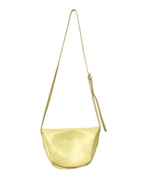 YAHKI（ヤーキ）YAHKI (ヤーキ) 舟形ショルダーバッグ イエローの古着・服飾アイテム