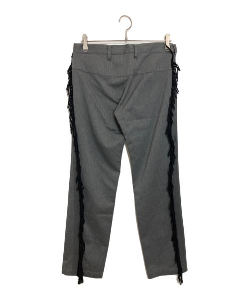 LIMI feu（リミフゥ）LIMI feu (リミフゥ) サイドフリンジパンツ グレー サイズ:S 未使用品の古着・服飾アイテム