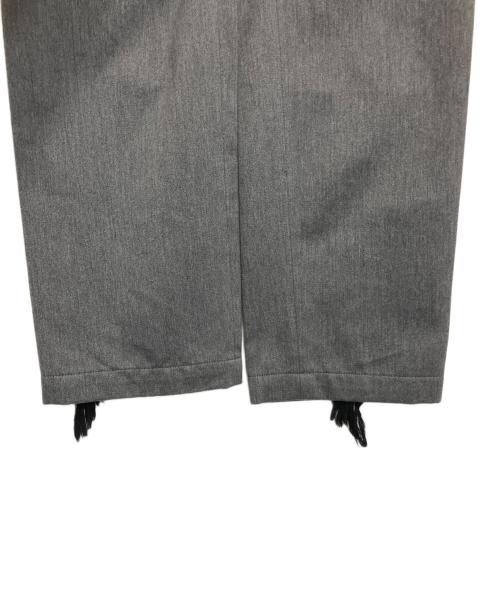 LIMI feu（リミフゥ）LIMI feu (リミフゥ) サイドフリンジパンツ グレー サイズ:S 未使用品の古着・服飾アイテム