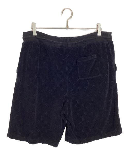 LOUIS VUITTON（ルイ ヴィトン）LOUIS VUITTON (ルイ ヴィトン) モノグラムフレンチテリーショートパンツ ブラック サイズ:XXLの古着・服飾アイテム