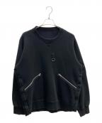 sacaiサカイ）の古着「Sponge Sweat Pullover」｜ブラック