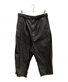 COMME des GARCONS HOMME（コムデギャルソン オム）の古着「切替製品染めパンツ」｜ブラック