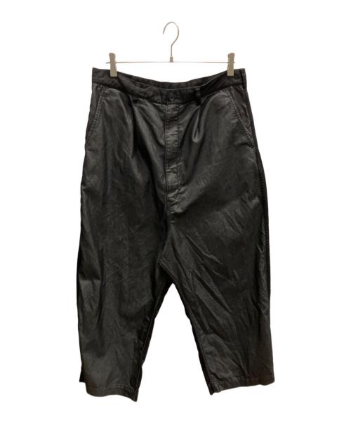 COMME des GARCONS HOMME（コムデギャルソン オム）COMME des GARCONS HOMME (コムデギャルソン オム) 切替製品染めパンツ ブラック サイズ:Ｌの古着・服飾アイテム