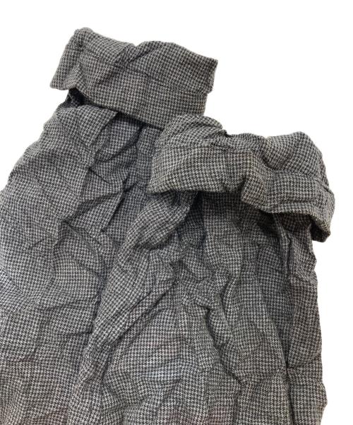 Yohji Yamamoto pour homme（ヨウジヤマモト プールオム）Yohji Yamamoto pour homme (ヨウジヤマモト プールオム) 14SS 製品染め皴加工コート ブラック×グレー サイズ:3の古着・服飾アイテム