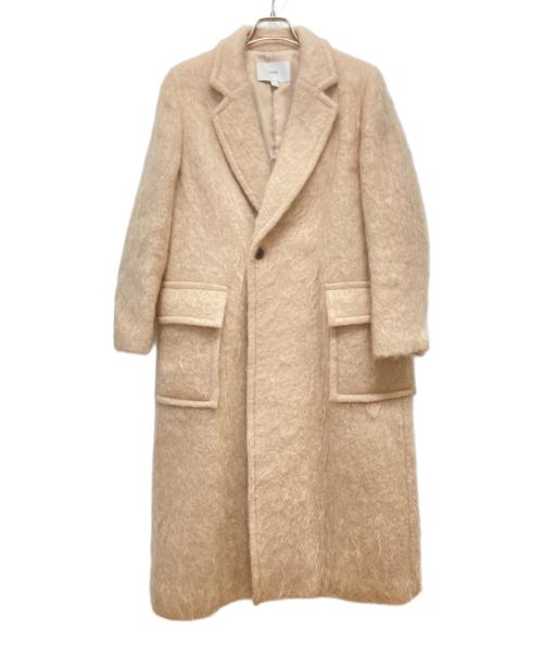 HYKE（ハイク）HYKE (ハイク) モヘアダブルブレストコート ベージュ サイズ:1の古着・服飾アイテム