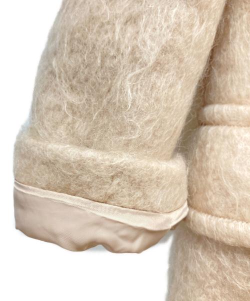 HYKE（ハイク）HYKE (ハイク) モヘアダブルブレストコート ベージュ サイズ:1の古着・服飾アイテム