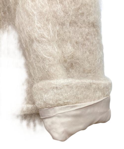 HYKE（ハイク）HYKE (ハイク) モヘアダブルブレストコート ベージュ サイズ:1の古着・服飾アイテム