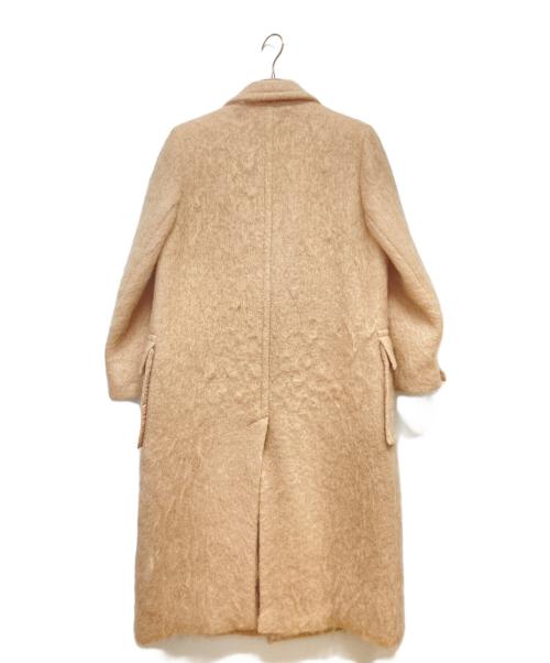 HYKE（ハイク）HYKE (ハイク) モヘアダブルブレストコート ベージュ サイズ:1の古着・服飾アイテム