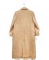 中古・古着 HYKE (ハイク) モヘアダブルブレストコート ベージュ サイズ:1：32000円