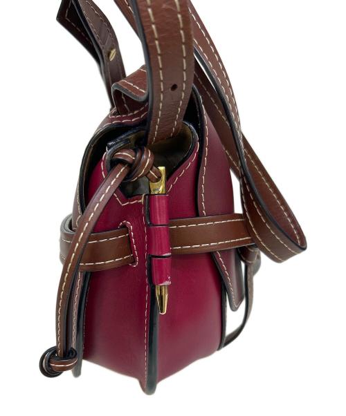 LOEWE（ロエベ）LOEWE (ロエベ) ゲートバッグスモール ボルドーの古着・服飾アイテム