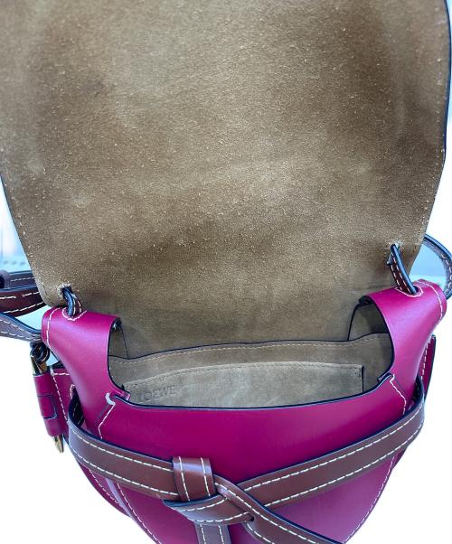 LOEWE（ロエベ）LOEWE (ロエベ) ゲートバッグスモール ボルドーの古着・服飾アイテム