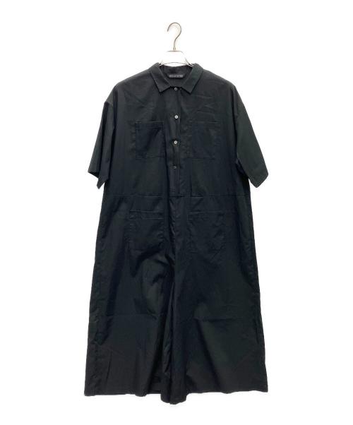 mizuiro-ind（ミズイロインド）mizuiro-ind (ミズイロインド) ワークオールオンワン ブラック サイズ:-の古着・服飾アイテム