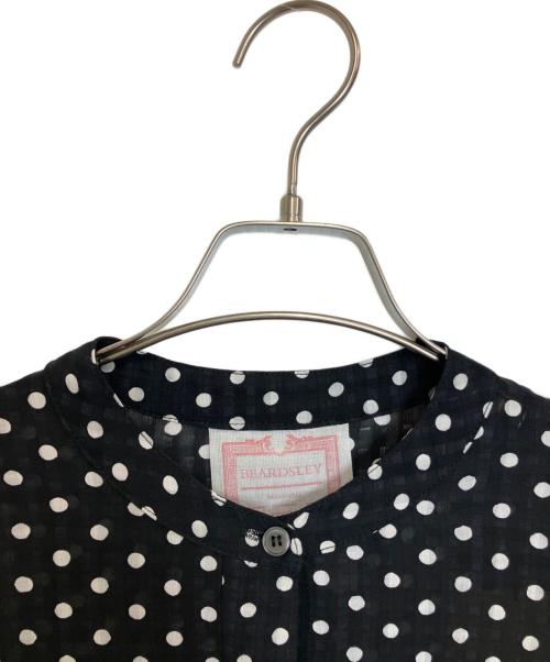 BEARDSLEY（ビアズリー）BEARDSLEY (ビアズリー) ドットギャザーワンピース ブラック サイズ:1 未使用品の古着・服飾アイテム